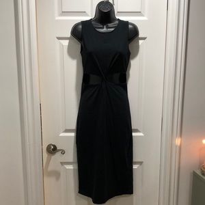 Black Roxy cutout dress